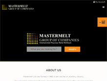 Tablet Screenshot of mastermeltgroup.com